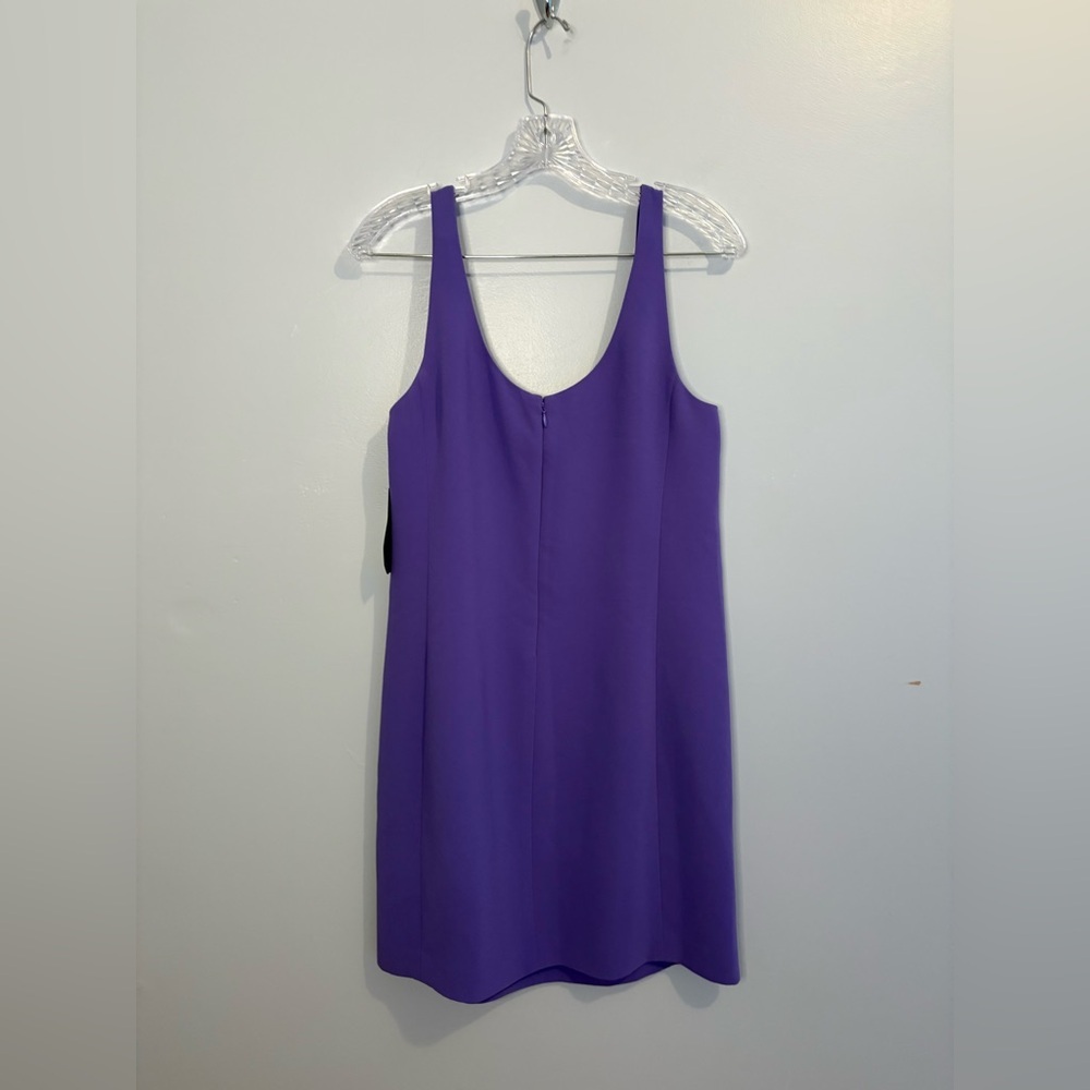 Lauren Ralph Lauren Sleeveless Light Purple Crepe Scoop-neck Above Knee Y2K 8 - Picture 11 of 16